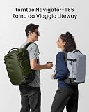 tomtoc Travel Backpack 40L, TSA Friendly Flight Approved Durable Travel Bag - 2