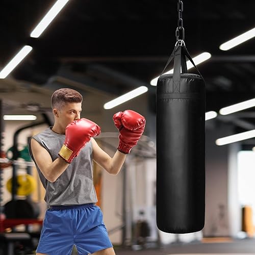 Miniatura 5 de BeneLabel 2 cadenas de columpio resistentes de 85 pulgadas con ganchos, cadenas colgantes de capacidad de 1000 libras, cadenas colgantes para