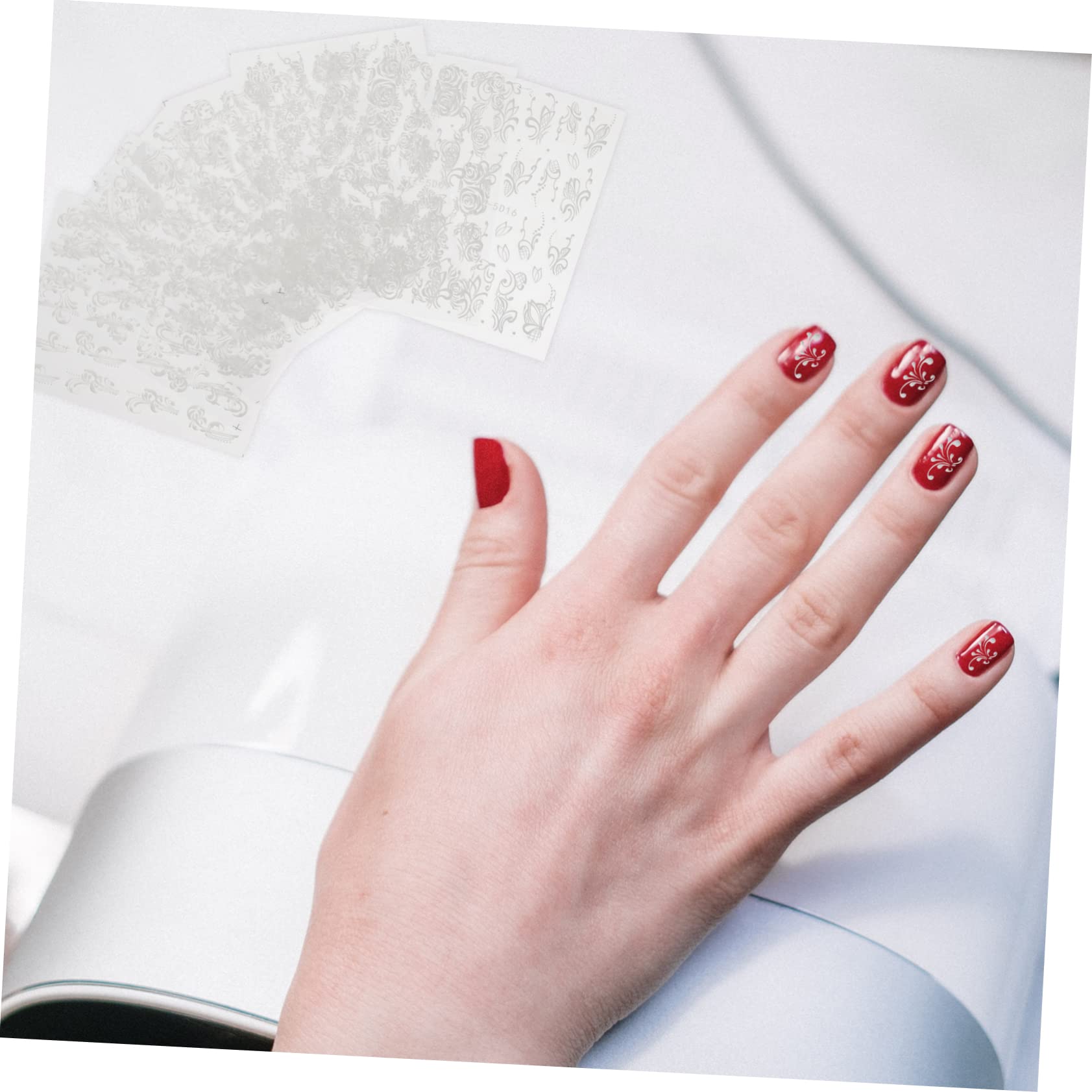 3 Set Adesivi Per Manicure Dei Fiori Di Rilievo Adesivi Per Unghie 3d Decalcomanie Per Unghie Fai Da Te Adesivi Per Unghie Per Le Donne Numero Di Adesivi Per Unghie 8 Fogli*3
