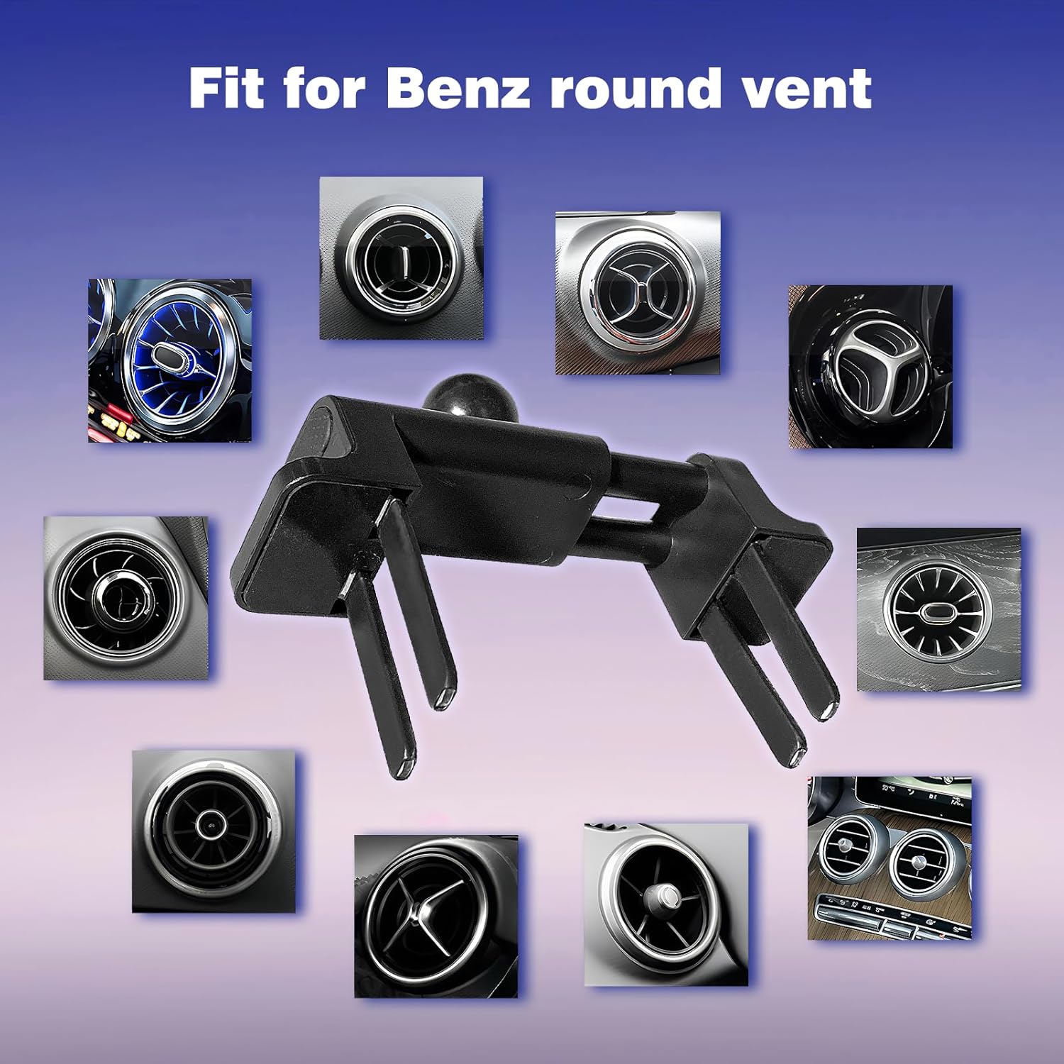 Magnetic Phone Mount for Mercedes Benz C300/GLA/GLC/GLB/GLE 360° Adjustable Vent Holder Ultra-Strong Magnet for iPhone 15/14/13 Galaxy S23/S22 Car Truck Dash Mount Mercedes Benz Accessories