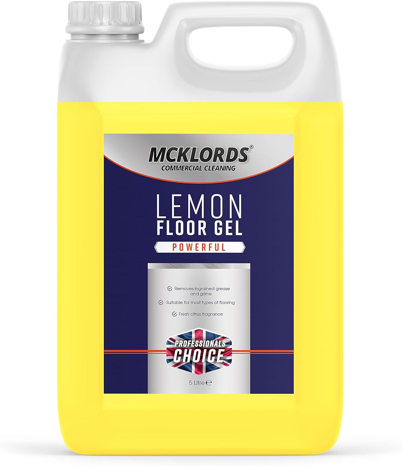McKLords Lemon Floor Gel, Yellow, 5 Litre Amazon.co.uk Grocery