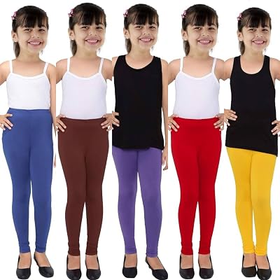 Tik Tok Wears Girls Leggings for 9-10 Years Pack of Five (5) Pcs