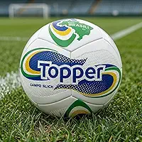 Bola de Futebol Campo Topper Slick Brasil Copa do Mundo 2026 PU Costurada N°5