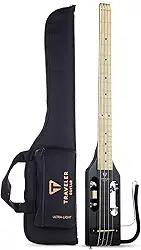 Traveler Guitar Baixo elétrico acústico ultraleve (ULB BKGMP)