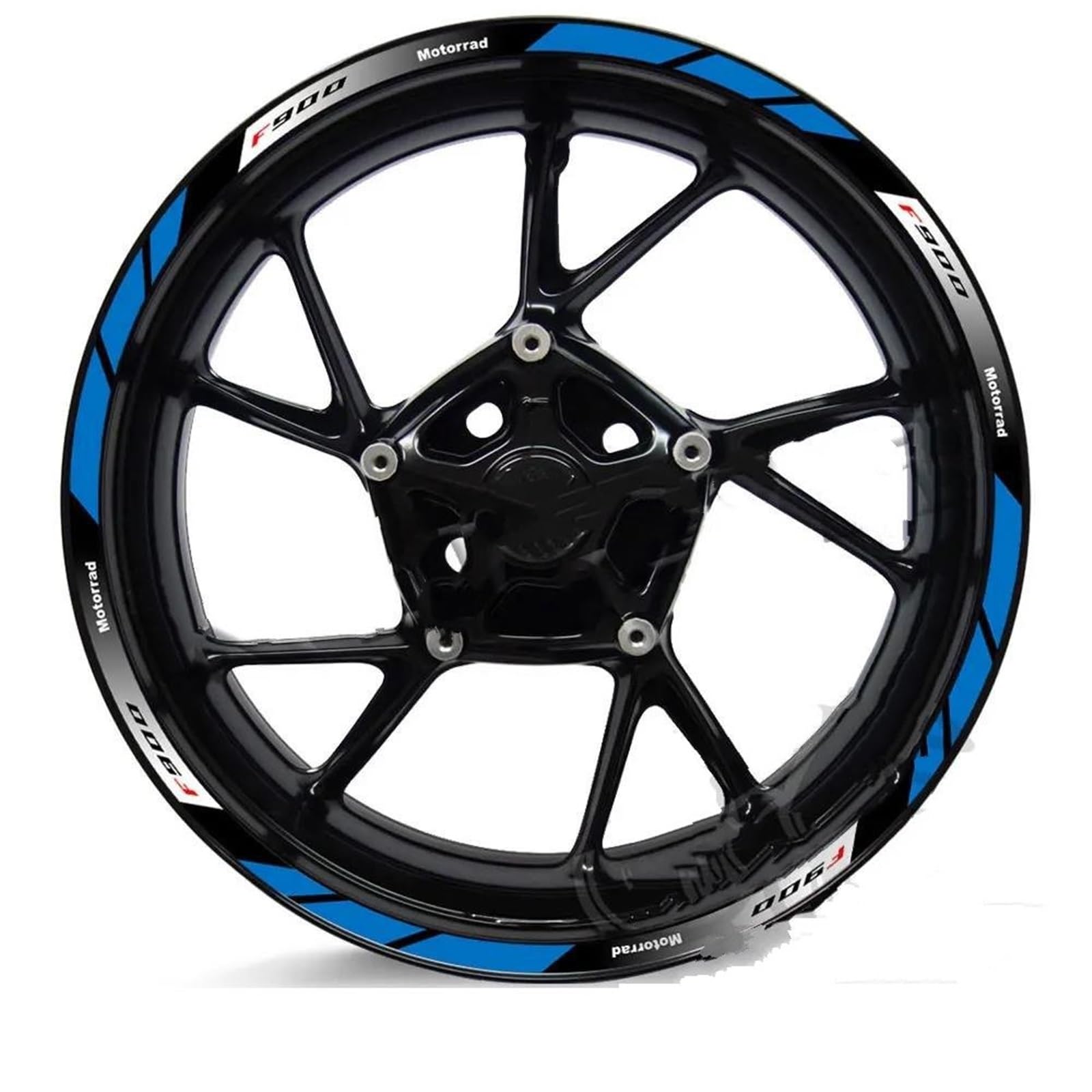 Motorcycle Wheel Stickers Motorrad Rim Stripe Decals Tape for BMW F 900 XR F900R Motorbike(Color3)