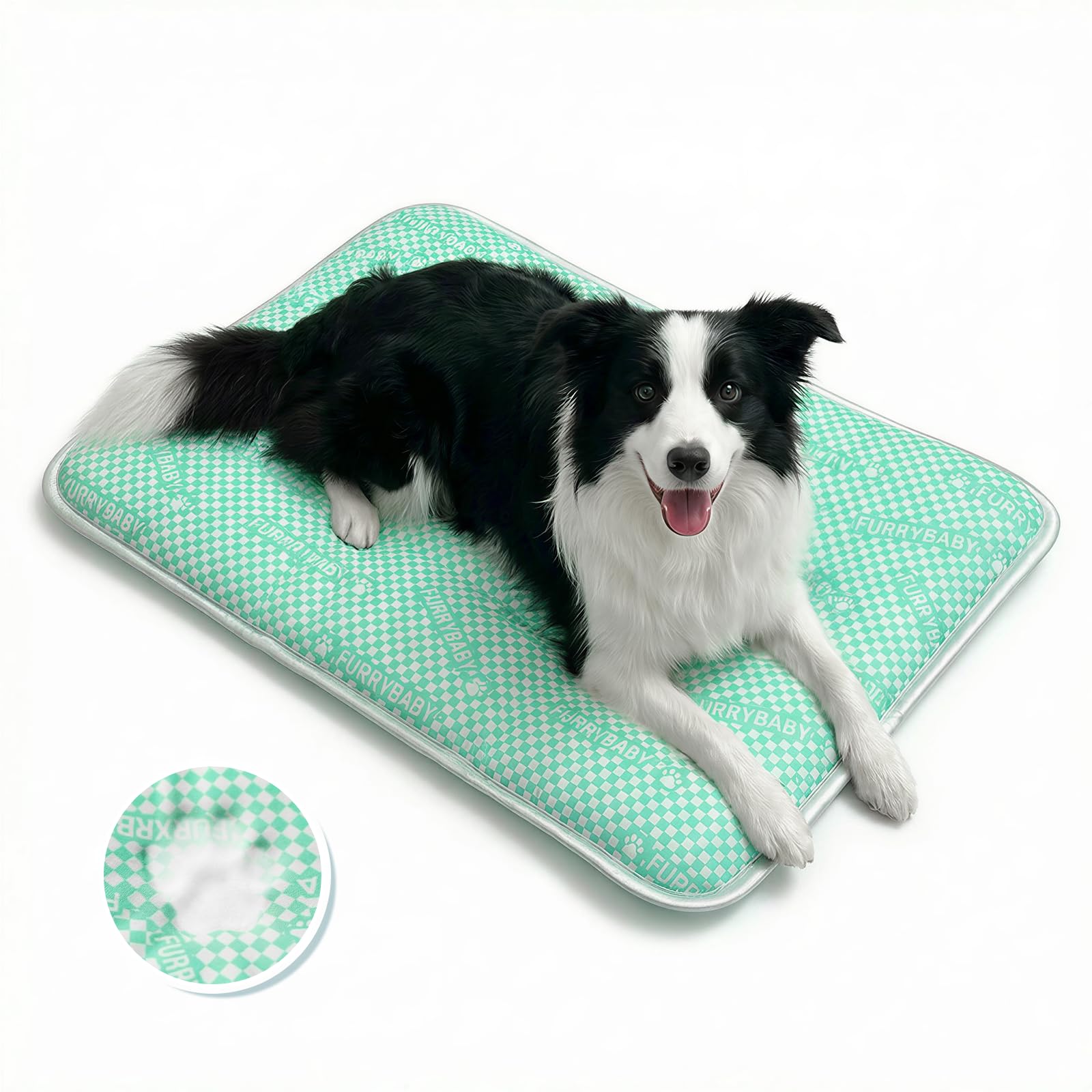 Amazon.com : furrybaby Dog Cooling Mat, Washable Thick Mat for