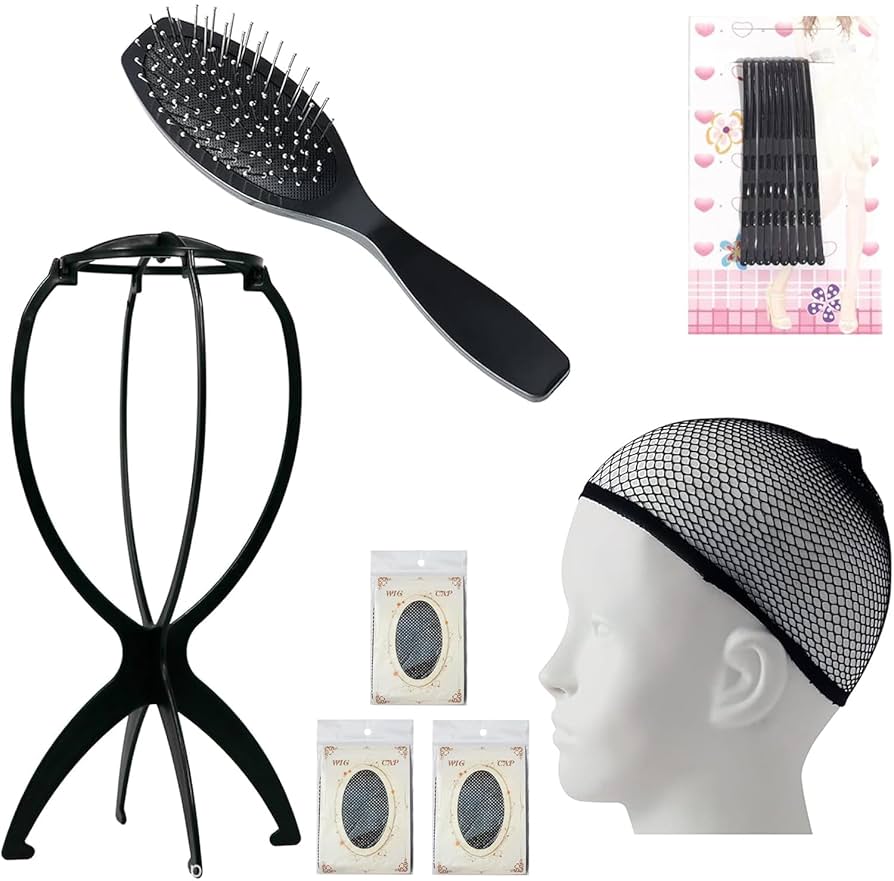 Amazon.co.jp: 8点セット ウィッグ ケアセットケア用品 ウィッグ