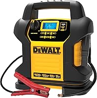 DEWALT DXAEJ14 1600 Peak Amp Jump Starter with 120 PSI Digital Compressor & USB Power Bank - Portable Car Booster
