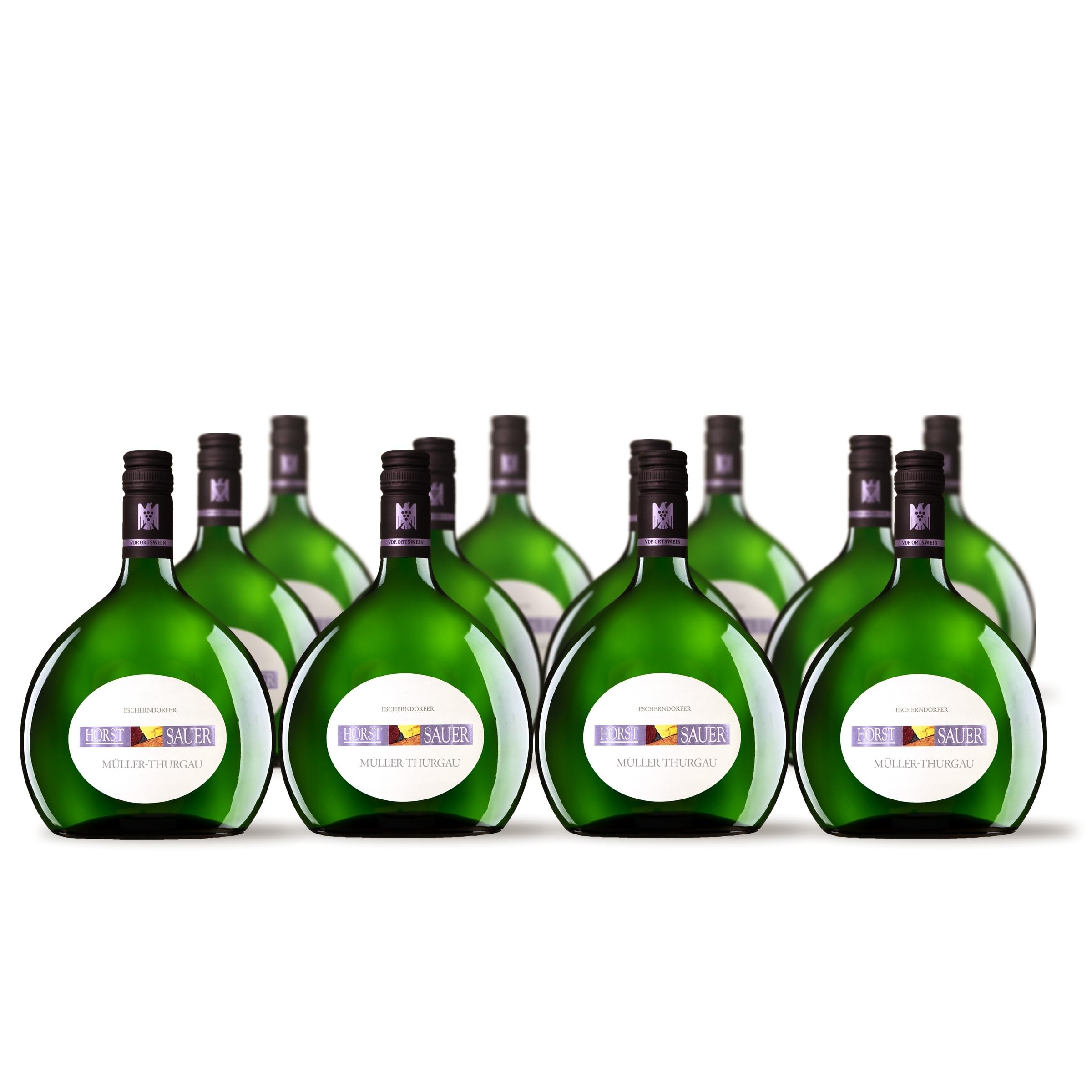 Horst Sauer 2024/2025 Escherndorfer Müller-Thurgau trocken (12 x 0,75 l) inkl. weine.de-DropStop
