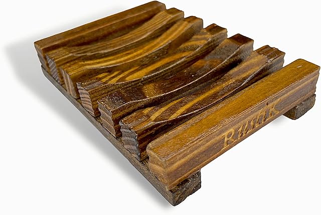 Wooden Soap Tray By RustiK, Handmade, Eco Friendly, Natural, Woodcrafted For Kitchen Bathroom, Shower.