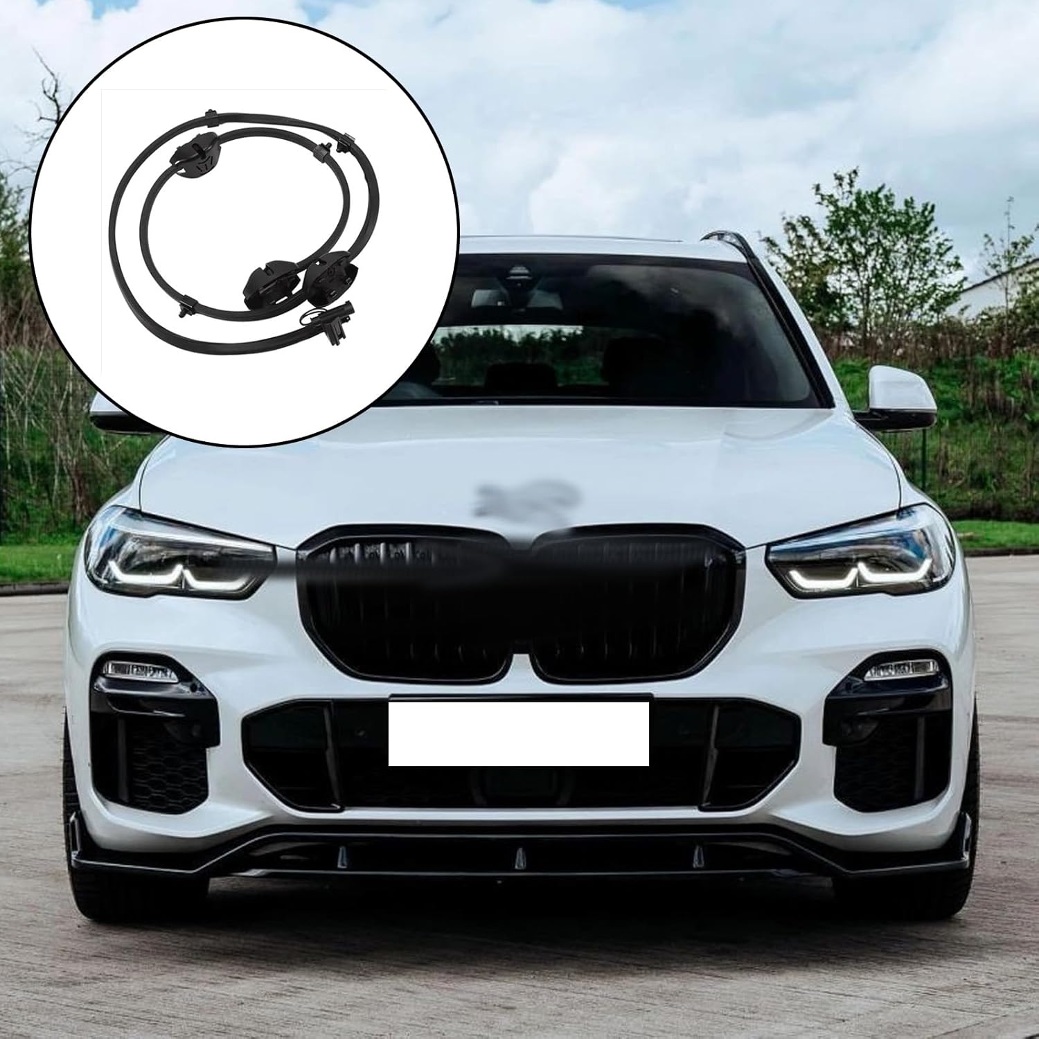 Automotive Windshield Tool Enhancing Sprayed Coverage Temperature For G05 G07 G09 G18 F95 61667434864 Weather ABS Washer Nozzle