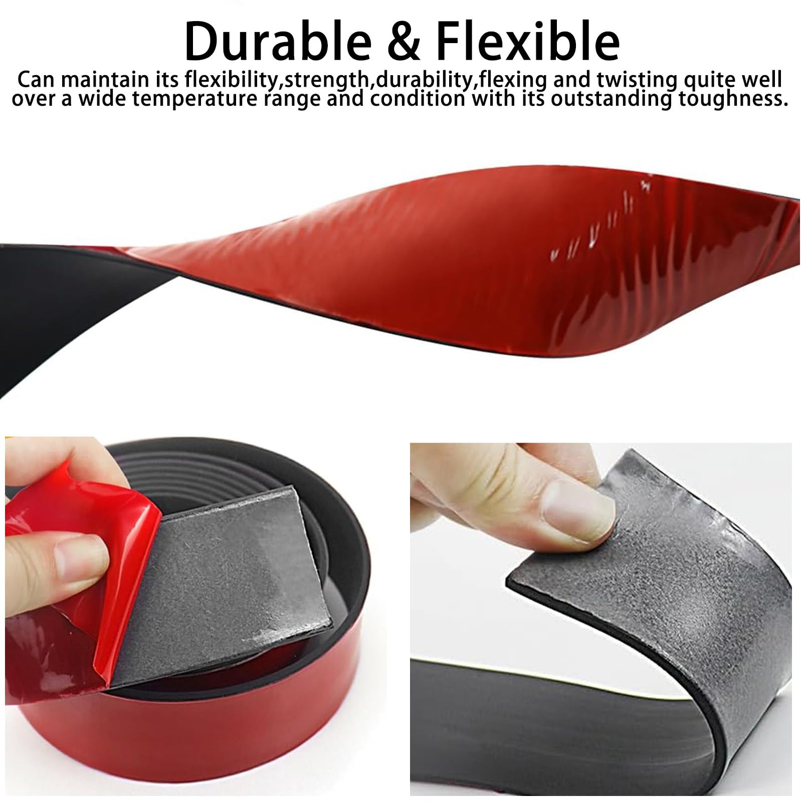 Nastro In Gomma Autoadesivo 50mm X1,5mm X3m - Isolamento Acustico E Antivibrazioni - Foto 10