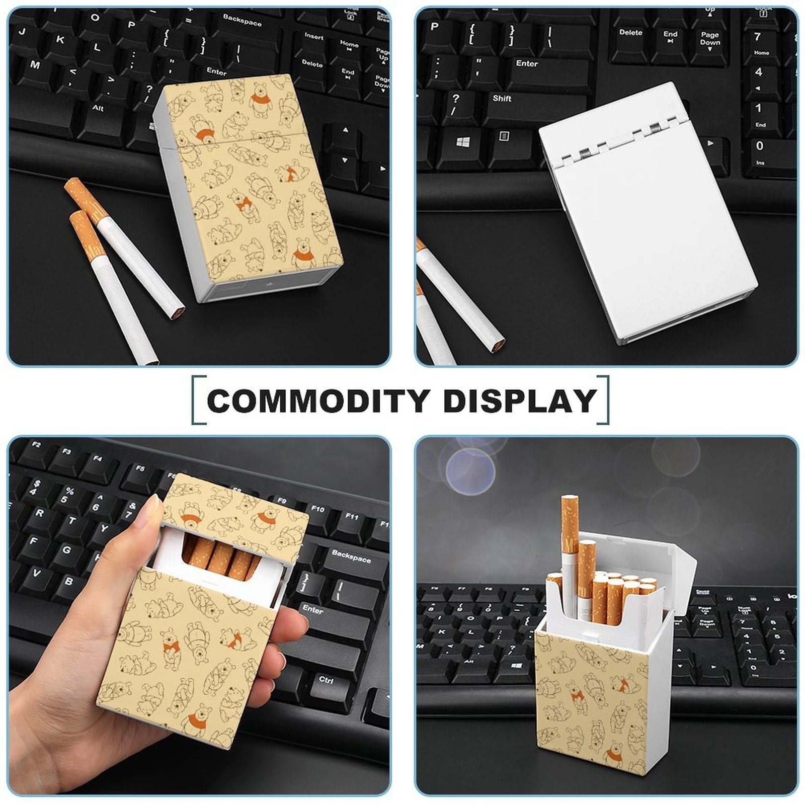 Amazon | シガレットケース くまのプーさん 煙草ケース 20本収納