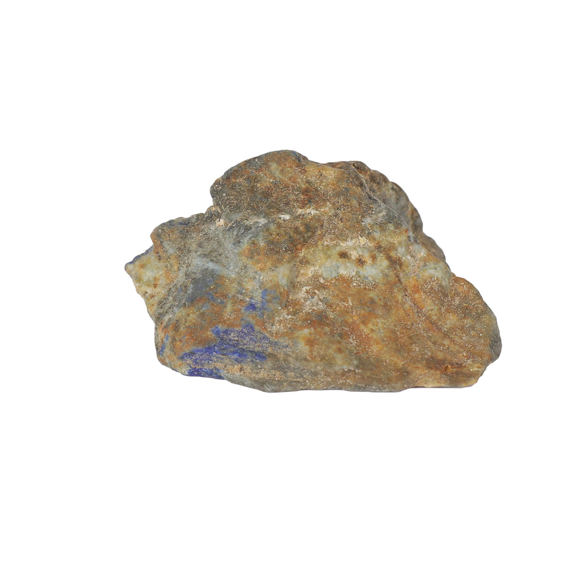 GEMHUBTop Ranked EGL Certified 72.10 Carat Blue Lapis Lazuli Rough Shaped Gemstone for Jewelry Making