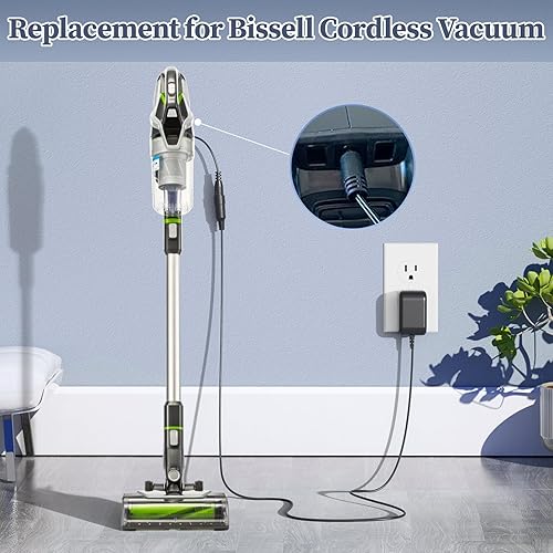 Miniatura 2 de Cargador para Bissell 29037 3080 2903 2921 29038 Cable de alimentación de vacío para PowerGlide 2900A 29008 2900 3274 1625010 Adaptador de CA