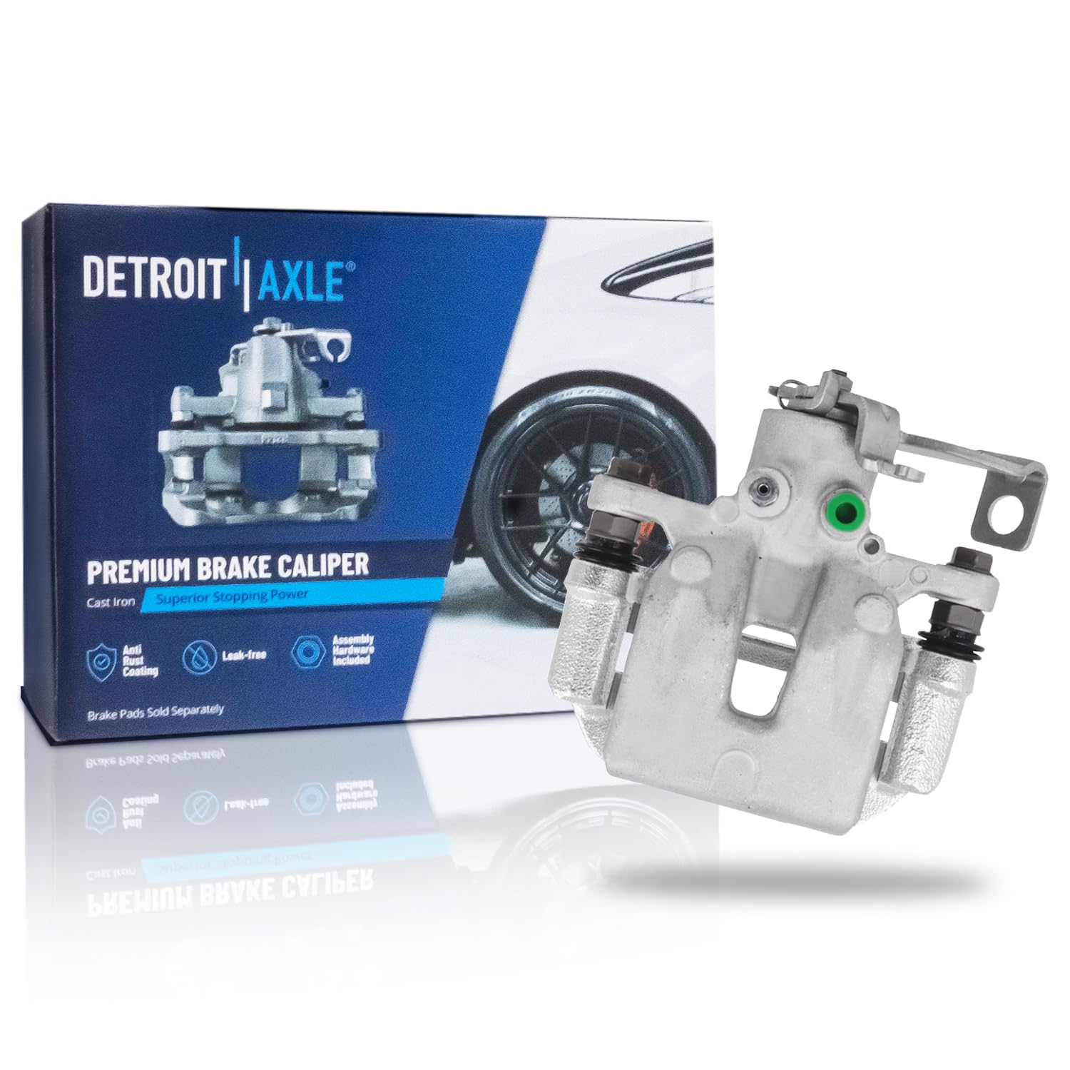 Detroit Axle - Rear Left Brake Caliper for 2014-2018 Kia Soul