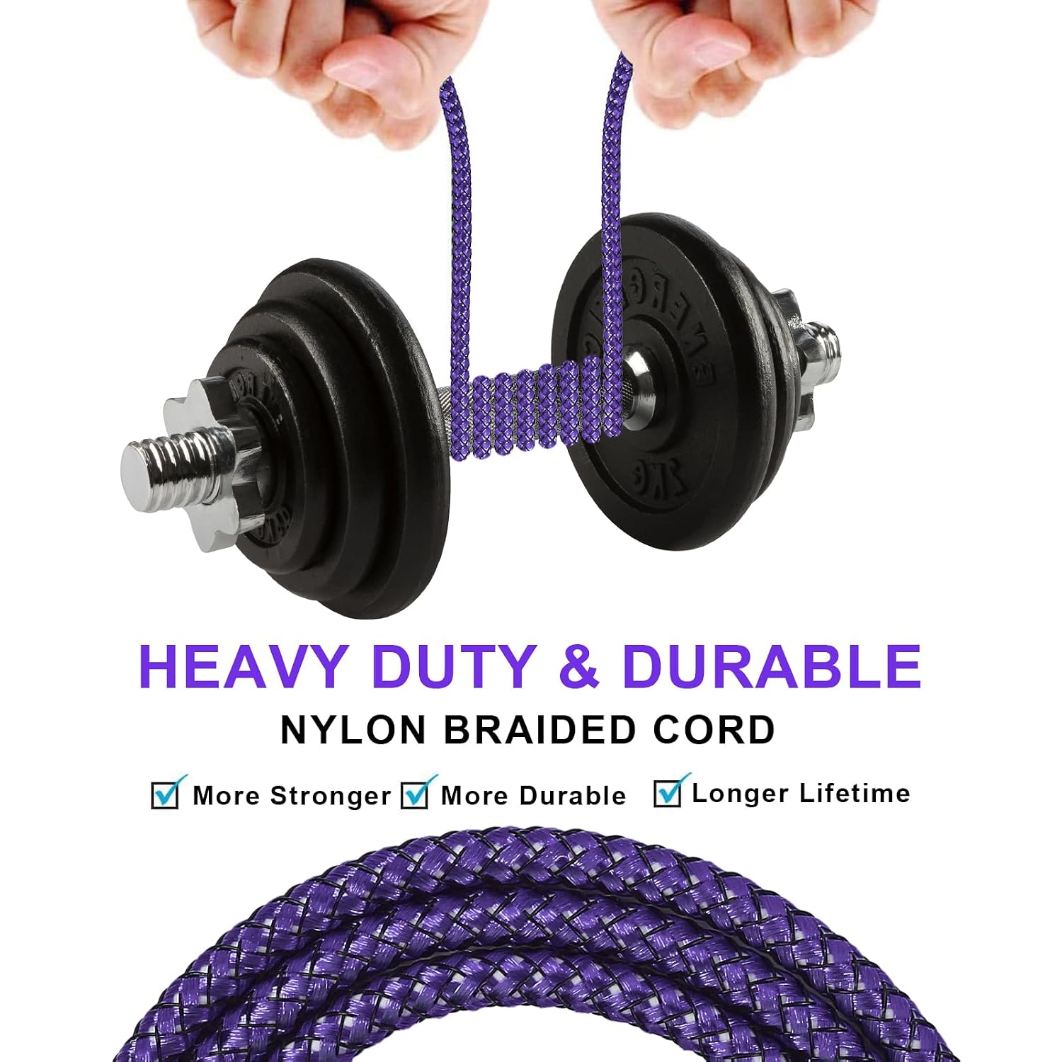 Type C Charger Cord Purple USB C Premium Shiny Nylon Braided Rapid Charging Cable 4 Pack 10FT 2x6FT 3FT for Phone 15/16 Series, Note 10/S10, LG V30 G6, Google Pixel, All USB-C Devices (2.0) image 5