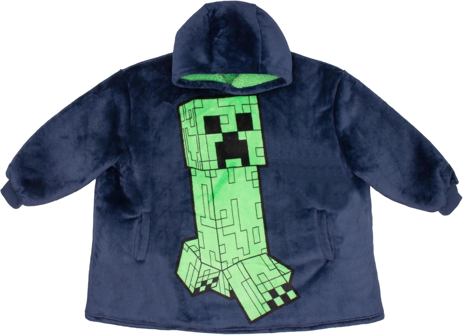 Minecraft WAYY BIG HOODIE for Kids Oversized Pullover Blanket Hoodie Wearable Sweater Blanket Minecraft WAYY BIG HOODIE for Kids Oversized Pullover Blanket Hoodie Wearable Sweater Blanket