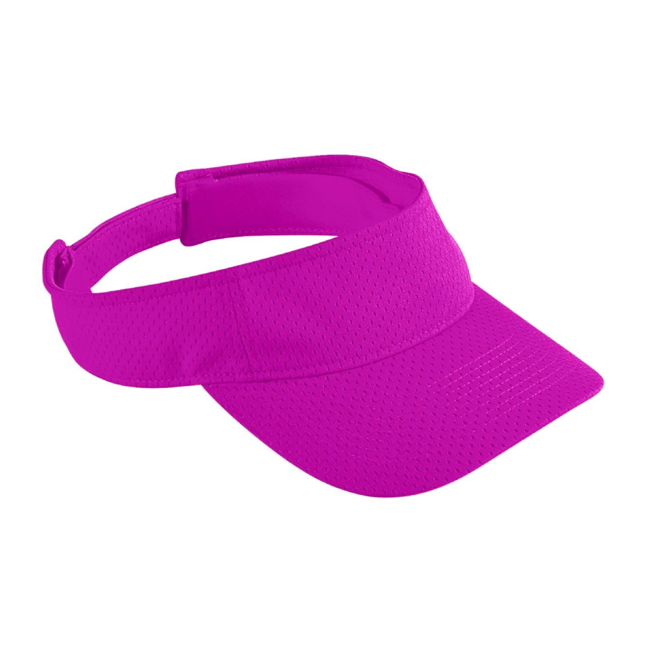 Augusta Sportswear Women's Athletic Mesh Visor, Power Pink, One Size