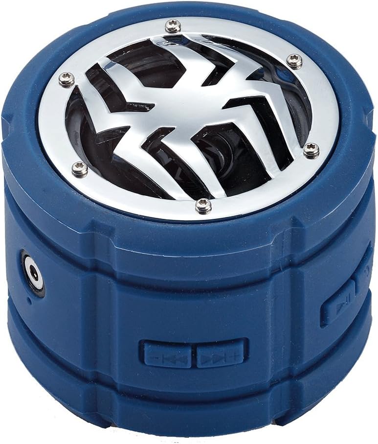 сторона view of the Spider Waterproof Bluetooth Speaker with control buttons