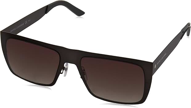 Marc Jacobs 長方形フレムサンクラス MARC55S R80 Amazon.com: Marc Jacobs Men's MARC55/S Rectangular