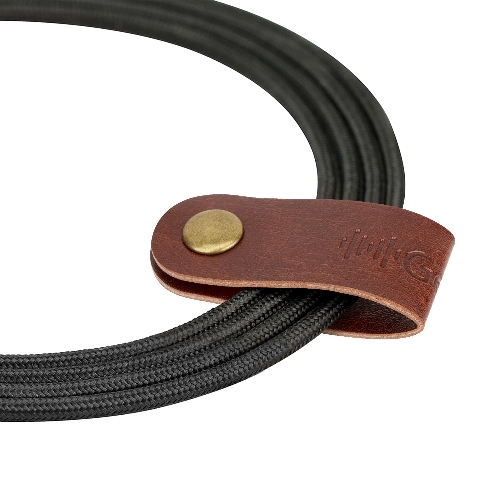 Geekria Organizzatore Cavo di AlimentazioneAvvolgicavo per Cuffie Fascetta per Cavo,Fascetta per Cavo di Ricarica,Fasciatura per Cavo USB/Clip per Cuffie,Cinturino in Finta Pelle Fatta a Mano(10Pezzi)