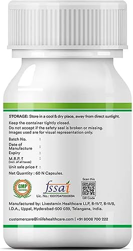 Miniatura 9 de INLIFE Suplemento prebiótico y probiótico para la salud intestinal Bacterias Lactobacillus Probióticos para mujeres y hombres - 60 cápsulas