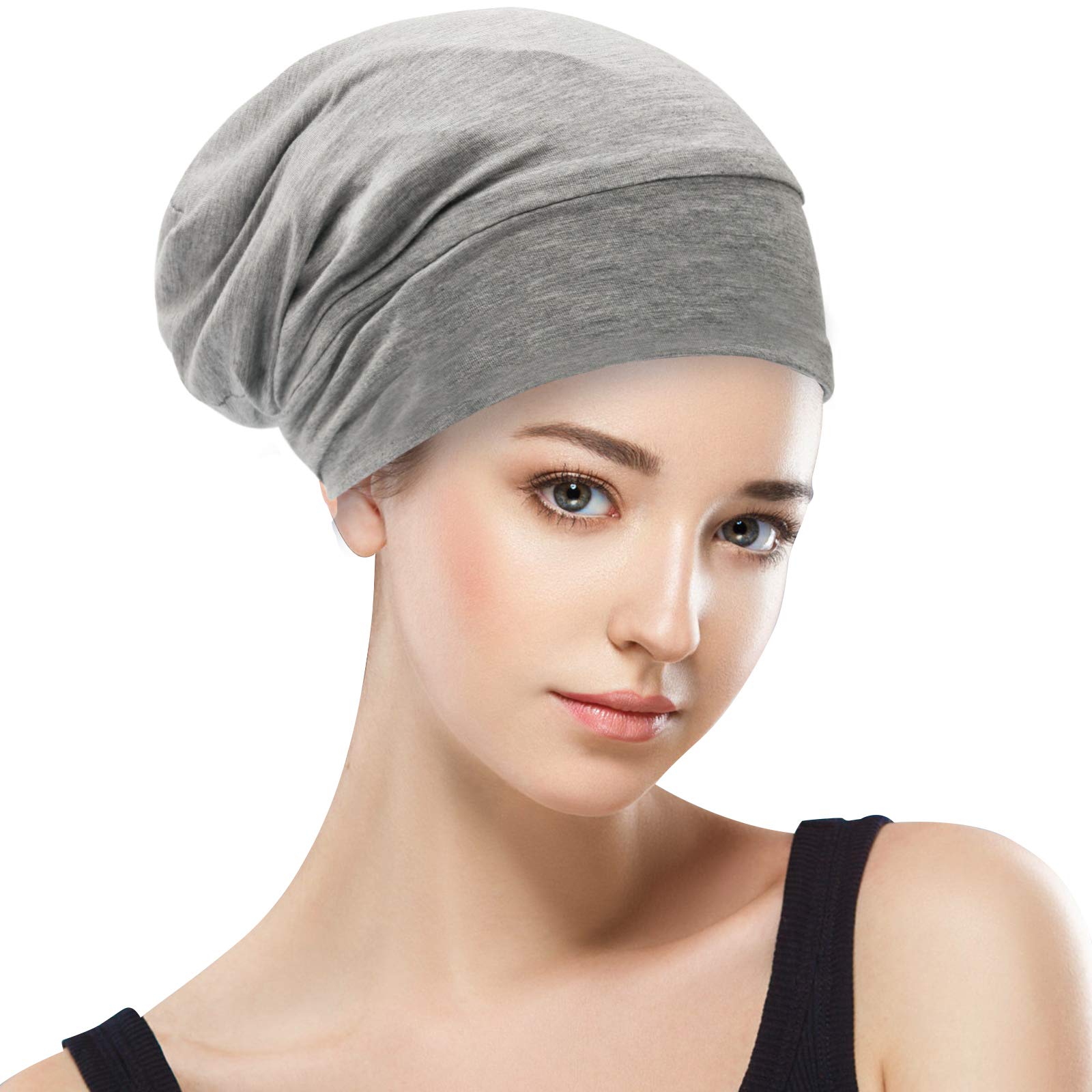 Amazon.com: Silk Satin Lined Bonnet Sleep Cap - Adjustable  display picture 2