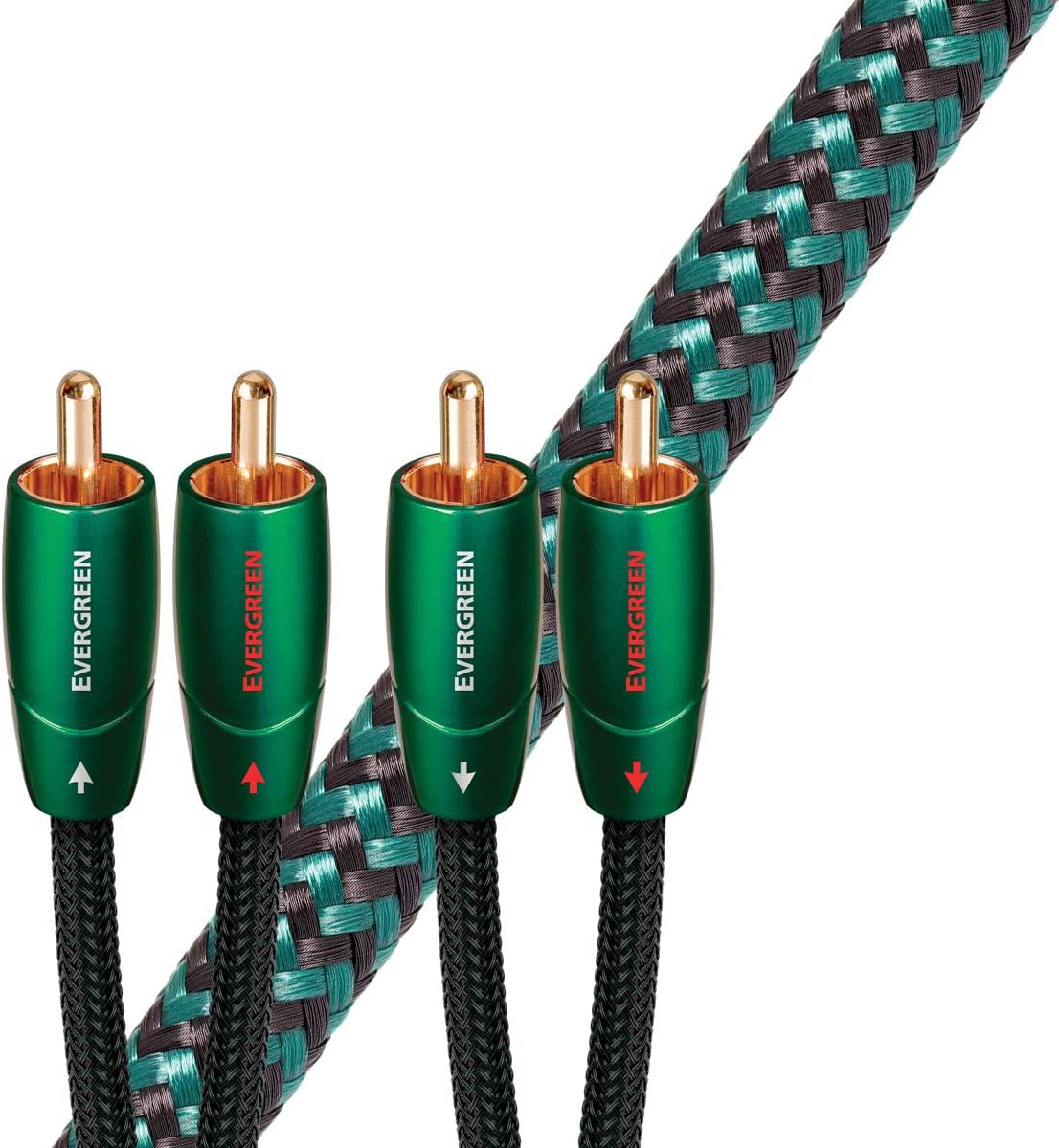 Best Quality 🔥 AudioQuest Evergreen RCA Male to RCA Male Cable - 1.97 ft. (.6m)