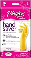 Vista 1 de PLAYTEX HandSaver Rubber Gloves for Kitchen and Household Cleaning (10 Pairs), XL