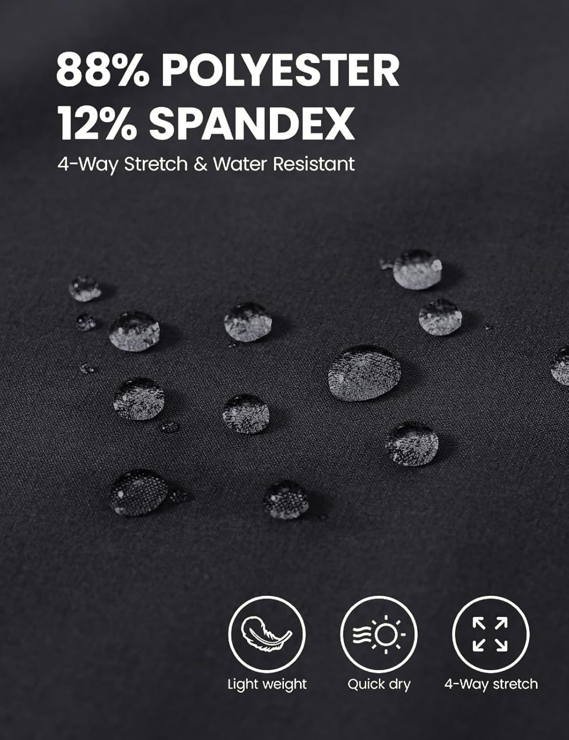 Rdruko Women's Hiking Pants Quick Dry Lightweight Water Resistant Outdoor Pants Athletic Joggers with Zipper Pockets - Image 4