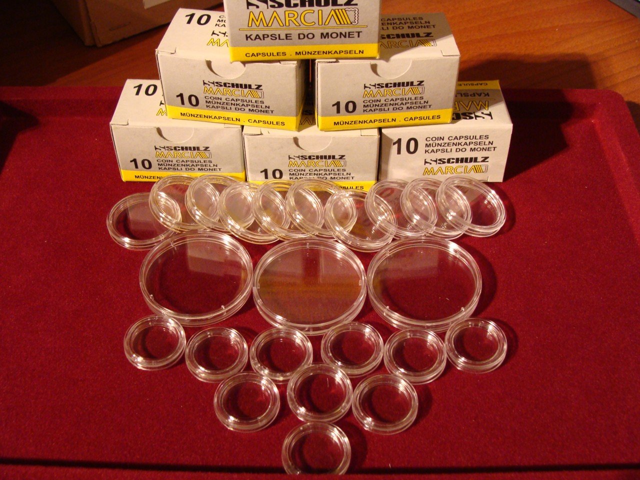 Schulz 10 Coin Capsules Size 30 mm