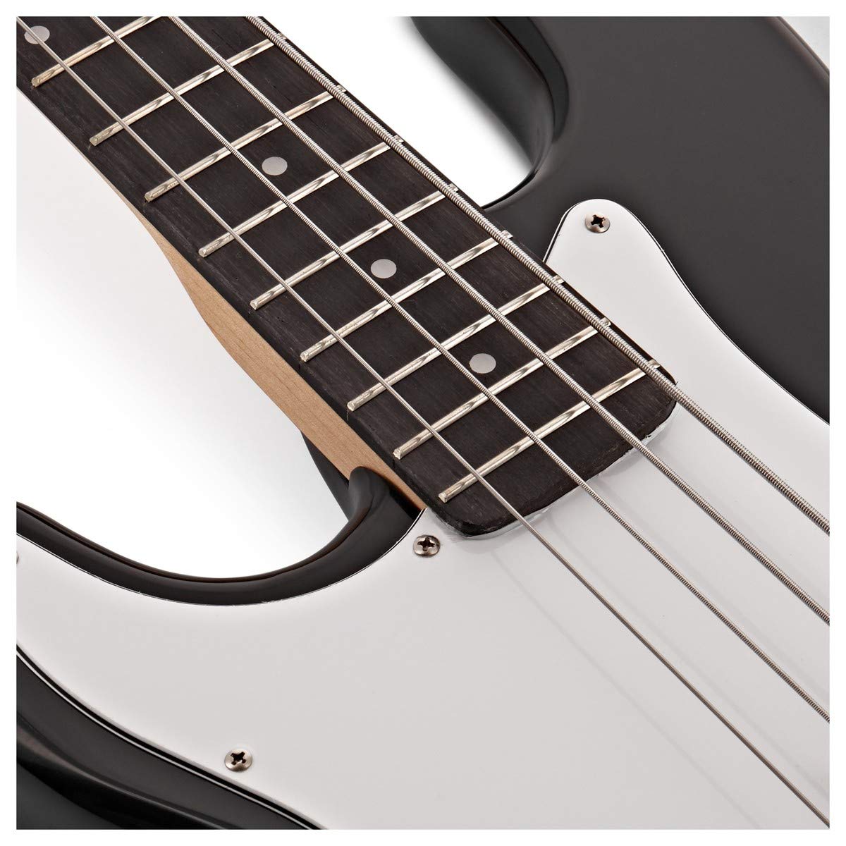 Guitare Basse LA pour Gaucher par Gear4music, Noir