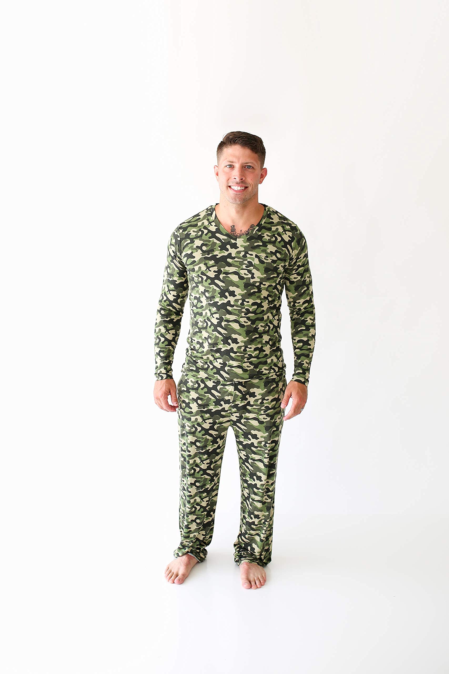 Camo Pants Men's Womens Camo Pajama Set Posh Peanut Adult Pajamas
