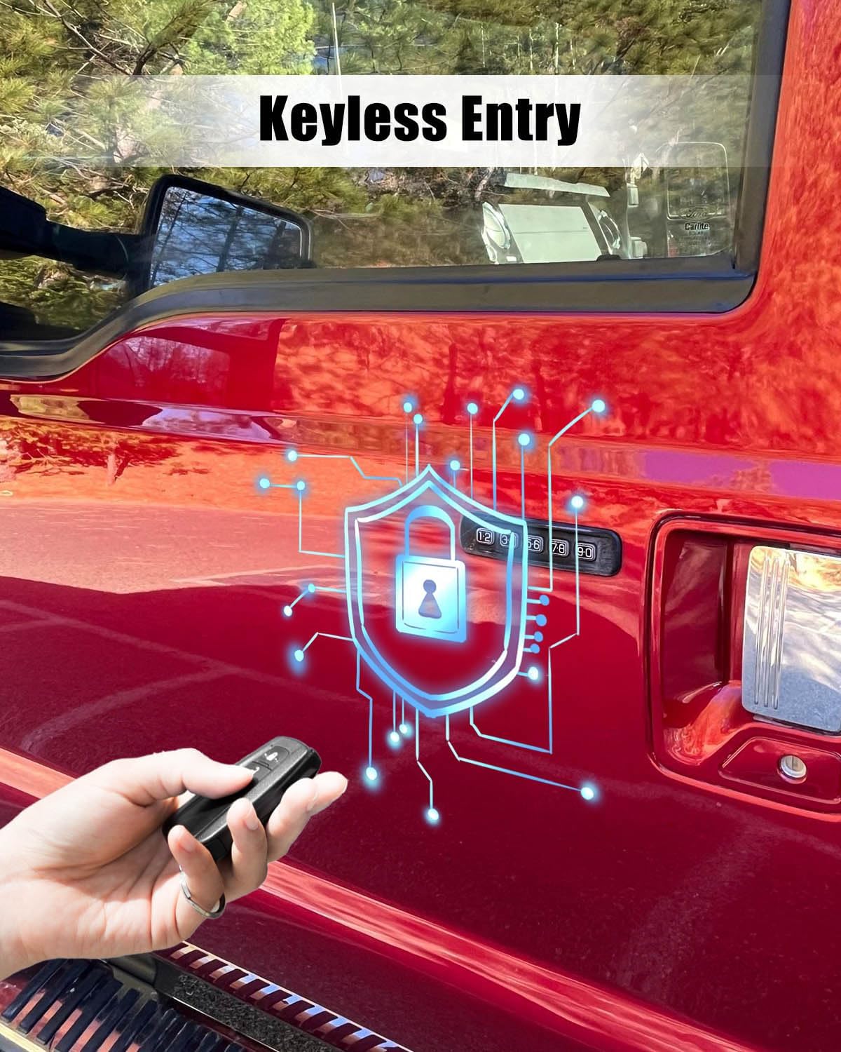 Keyboard Actuator Keyless Entry Fit for 250 Mark LT 2009-2014 Replace AL3Z-14A626-AA 9L3Z14A626AA AL3T14A626AAW