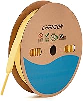Vista 107 de CHANZON - Relación 3:1 - Rollo de 80 pies - Tubo termorretráctil de 5/8" (15mm) - Grado marino, impermeable, forro adhesivo