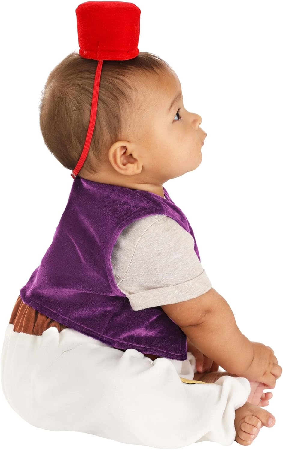 Infant Disney Aladdin Halloween Costume | Aladdin Complete Outfit with Shirt, Vest, Pants & Hat for Baby Dress-Up