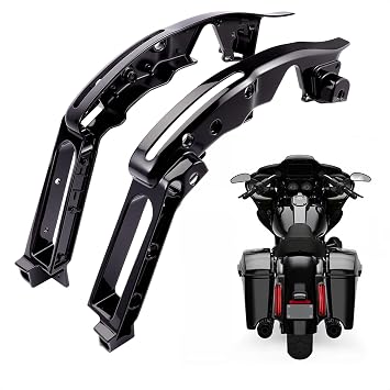 Mudguard Support Bracket for Harley Touring 2014-2025 Rear Fender Support Kit Replaces 90201206, For Electra Glide Road Glide Street Glide Road King CVO, Easy Bolt On Installation, Glossy Black