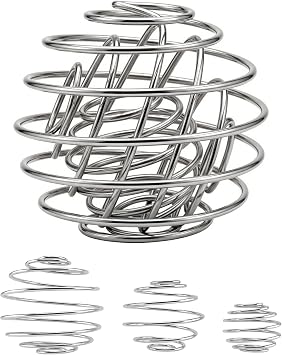 Stainless Steel Shaker Balls, 304 Nested 3-Ball Design, Use Individually or Together for Protein Powder and Shaker Bottles(1 Large 1 Medium 1 Small)