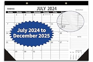 18 Months Academic Year Desk Calendar 2023-2024