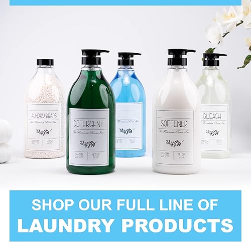 Miniatura 6 de Dispensador de detergente líquido para ropa  Contenedor de detergente para la organización de la lavandería  Sin BPA y plástico PET dispensador de