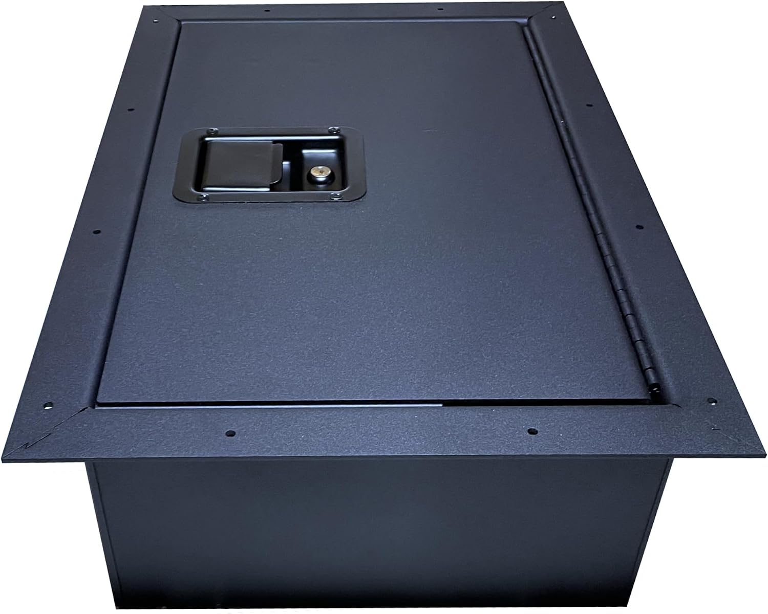Floor Mounted, Locking Storage Box for Toy Hauler, Cargo Race Trailers, or Home - 1,000lb Drive-Over Capacity