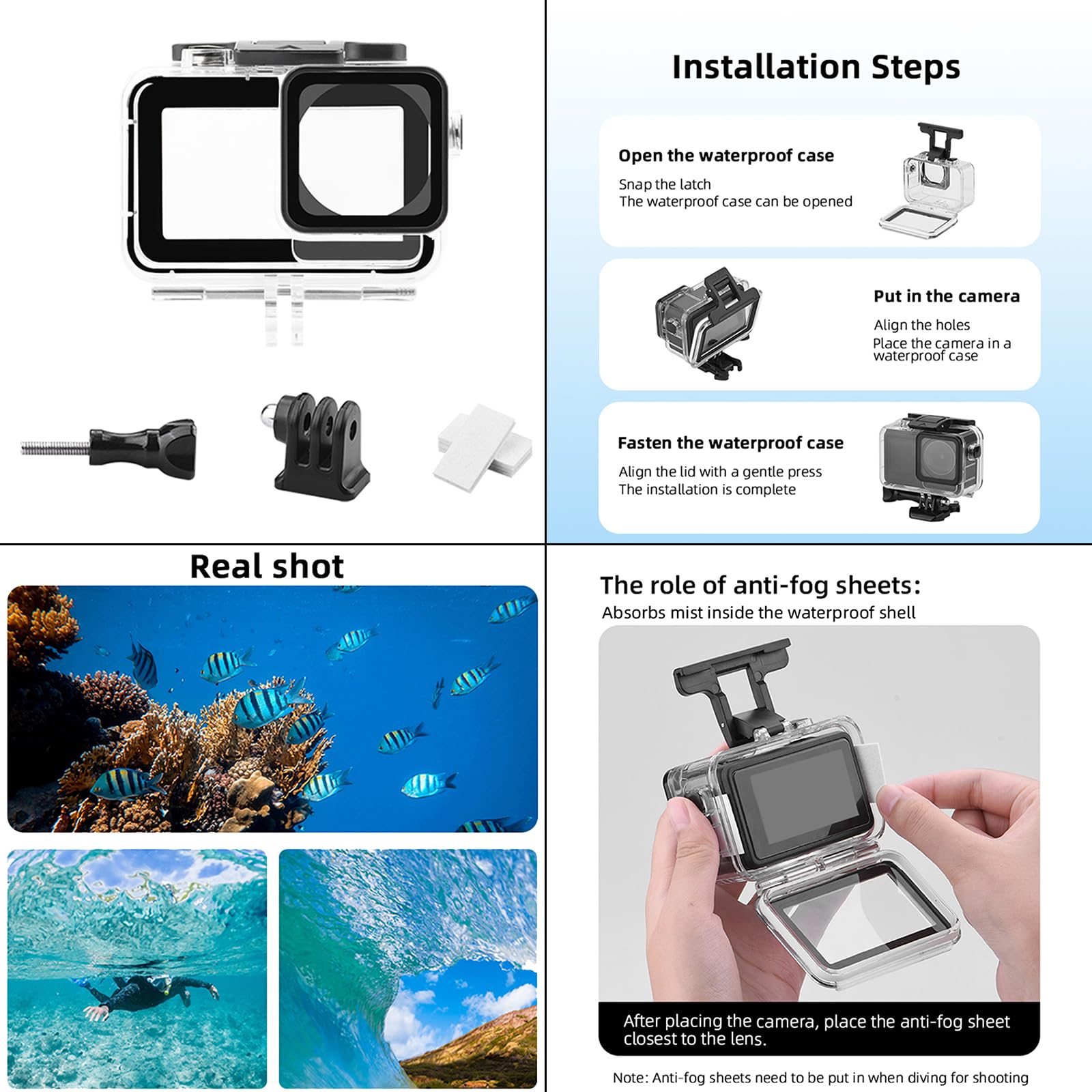 Custodia Impermeabile per DJI Osmo Action 5 Pro Action 4