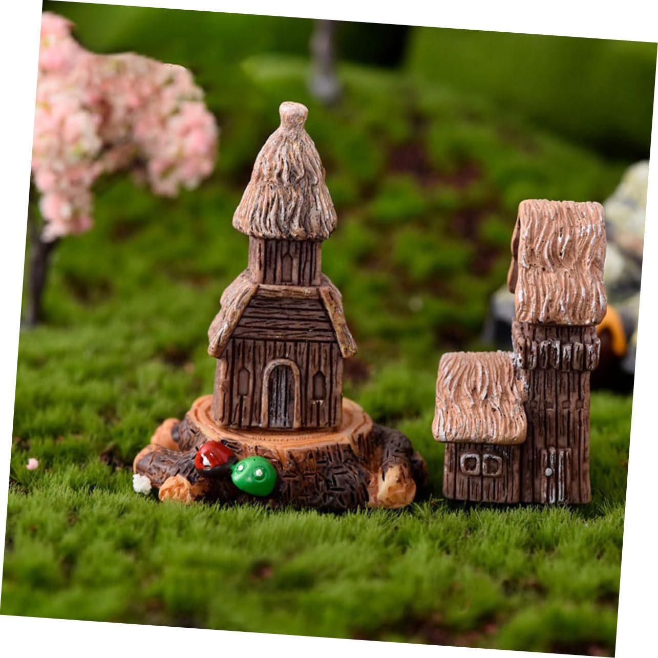 15 Stück Mini-Feenhäuser Aus Harz – Für Garten, Terrasse & Feengärten