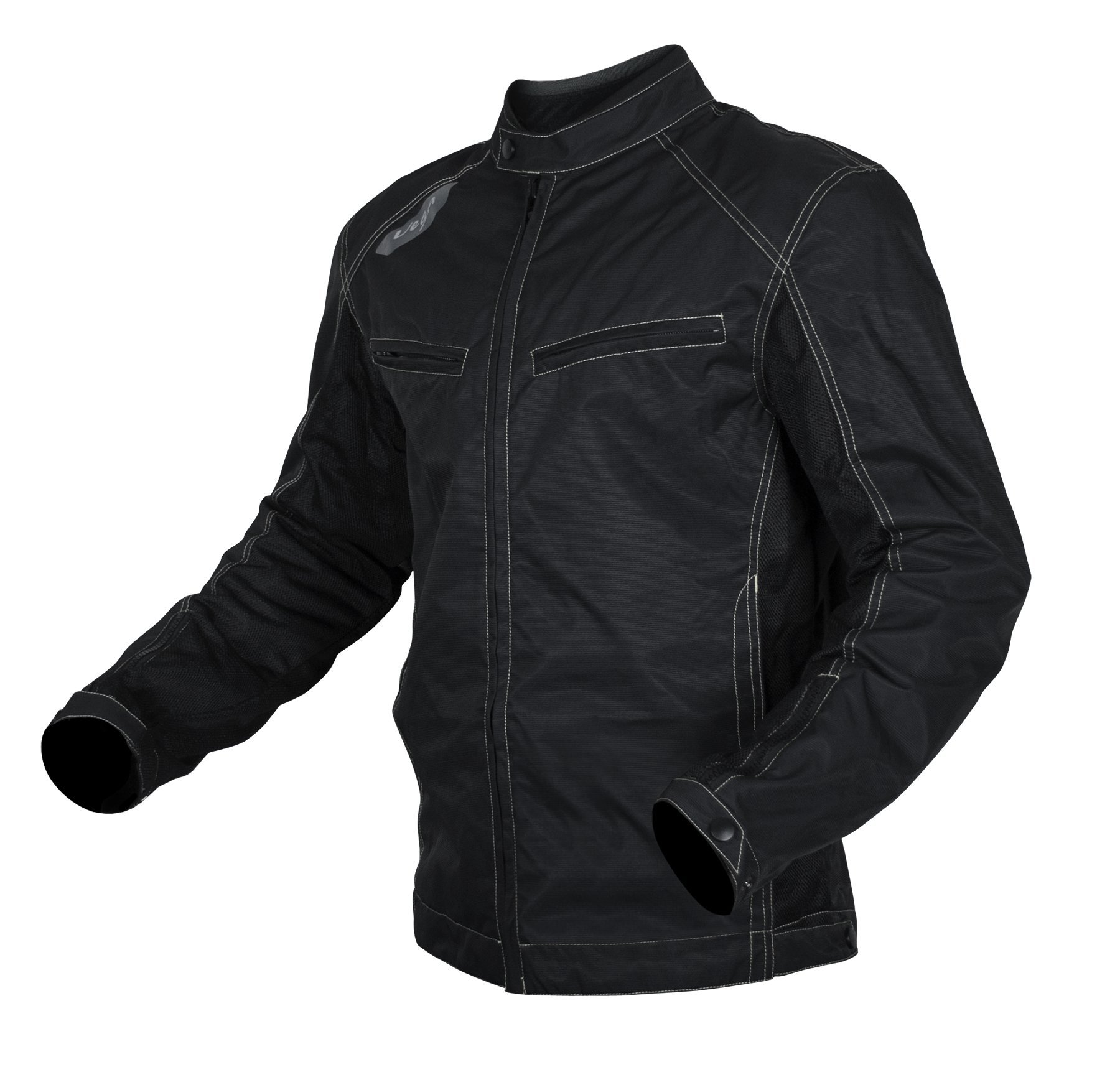 【新品】LOHEN V COLLAR LIGHT JACKET BLACK Vega JK 49 Riding Jacket (Black, Large) : Amazon.in: Car & Motorbike