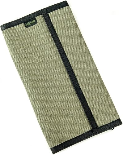 Cartera de chequera de cáñamo, Salvia