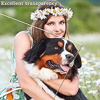 Vista 5 de 2 piezas de hojas de acrílico de 1/8" de grosor (3mm), plexiglás fundido transparente de 18” x 24” con papel protector para letreros, proyectos