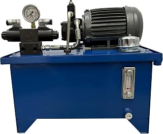 INTSUPERMAI Electric Hydraulic Power Pump Hydraulic Power Unit Small Type Hydraulic Station Pump Hydraulic Lift Power Unit with 40L Tank for Lathe & Lifting Equipment, 220V Three-Phase