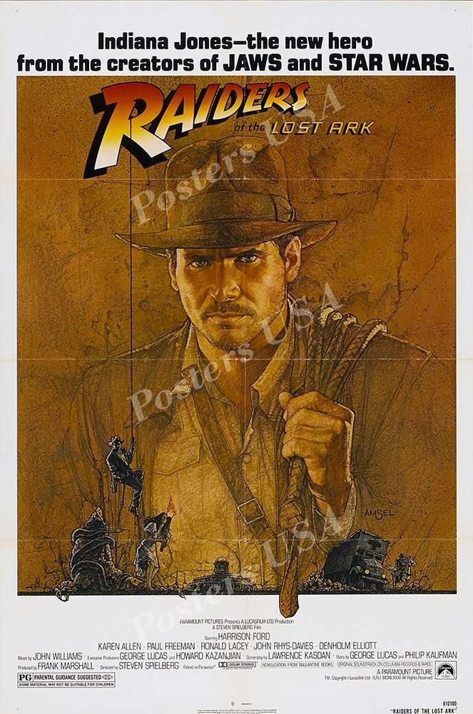 インディ・ジョーンズ　レイダース/失われたアーク ミニポスター　Amazon限定 Amazon.com: PremiumPrints Posters USA Indiana Jones Raiders