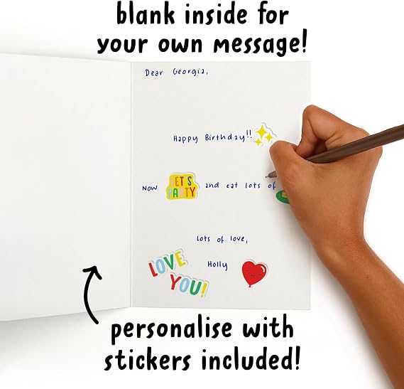 Funny Birthday Card for Men Women Sexy Beast Parody with Patriotic Theme Gifts for Family, Friends, Wife, Husband, Partner, Girlfriend, Boyfriend, Fiance, Besties -  with Fun Stickers